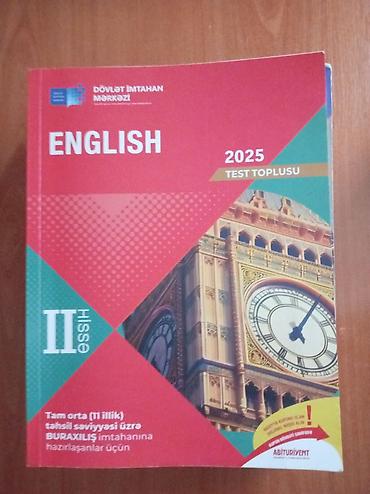 Testlər: Məhsul: “English 2025 – Test Toplusu”, II hissə Təsvir: - Nəşriyyat — 1