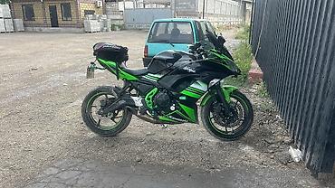 глушител: Спортбайк Kawasaki, 650 куб. см, Бензин, Взрослый, Б/у — 9