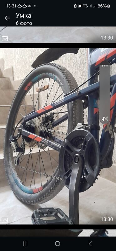 Горные велосипеды: Горный велосипед, Stels, Рама L (172 - 185 см), Алюминий, Б/у — 9