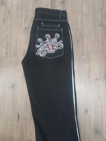 одежда для мужчин: Мужские джинсы, 2XL, Новый, цвет - Черный, Самовывоз — 3