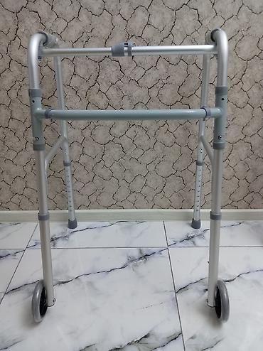 walker: Təkərlı gəzinti çərçivəsi (walker) - Yüngül və möhkəm alüminium — 6