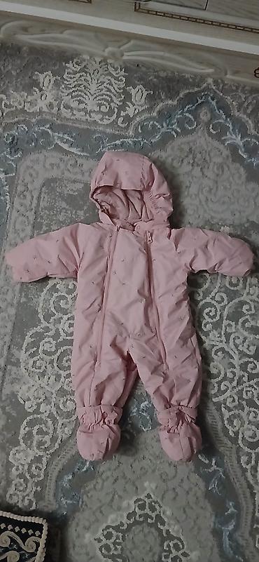 soft shell: Детский теплый комбинезон Аmicо, размер 3M/62. - Цвет: нежно-розовый — 2