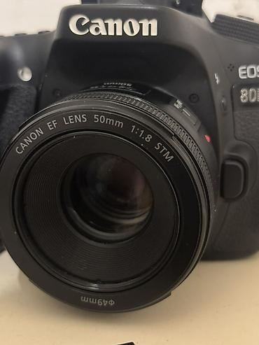 Fotokameralar: Canon 80D +1300D Hər ikisi üçün bir ədəd batareka və yaddaş kartı — 14