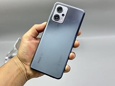 поко с 85: Poco X4 GT, Б/у, 256 ГБ, цвет - Серый, 2 SIM — 1