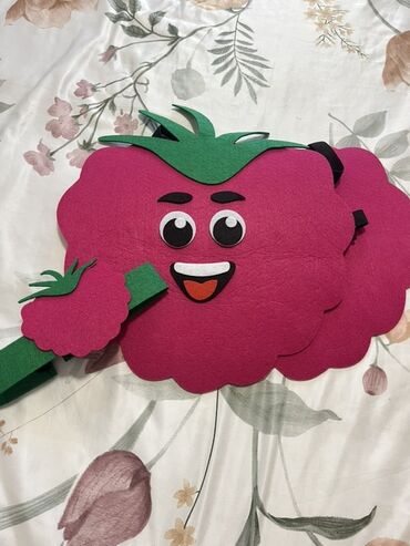 карнавальные платья для девочек: Детский карнавальный костюм «Малина» - Набор из двух накладок на