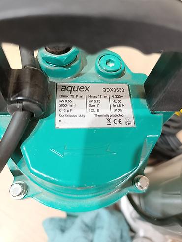 измельчител: Погружные насосы для дренажа/грязной воды 1) Aquex QDX0530 (зелёный) — 3