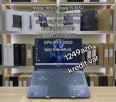 ssd almaq: İşlənmiş MSI, 15.6 ", Intel Core i7, 512 GB — 1