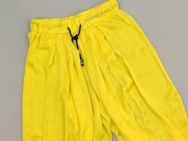 zolte rajstopy: Material trousers for women, size M