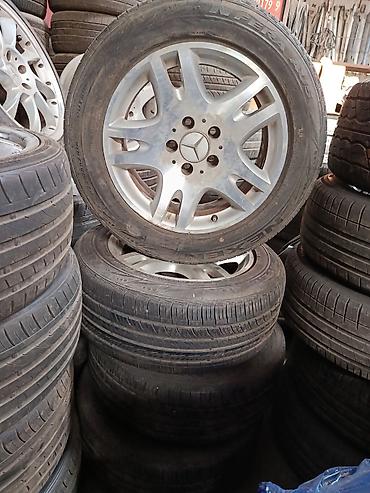 d 110: Комплект колес на Mercedes: оригинальные литые диски + шины Nexen - — 2