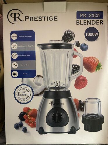 qaz sobasi ve qiymeti: Stasionar blender, Prestige, Yeni, Ünvandan götürmə