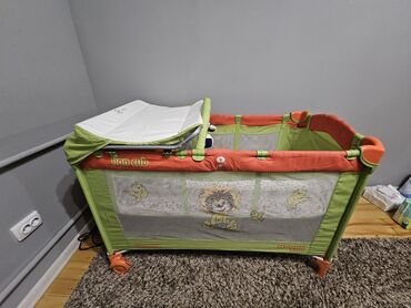 детскую кроватку с матрасиком: Продаю, детскую кроватку манеж Capella с матрасом