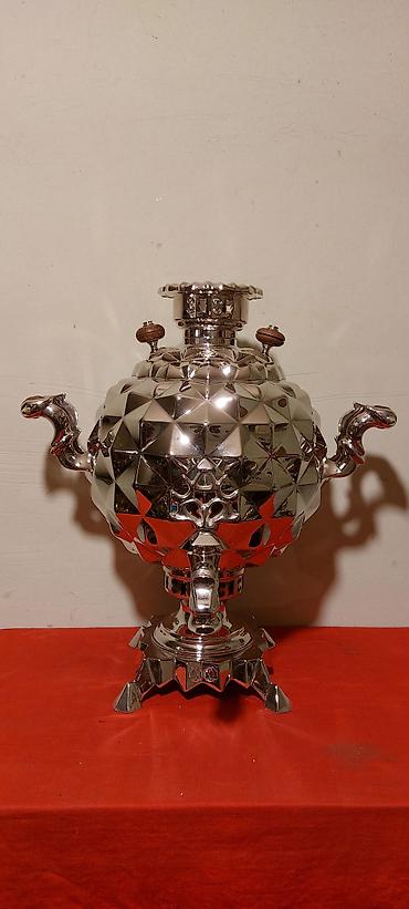 samovar 5l: 1980-ci illerin Tula istehsali samavar 40-litrlikdir, materiali; mis — 4
