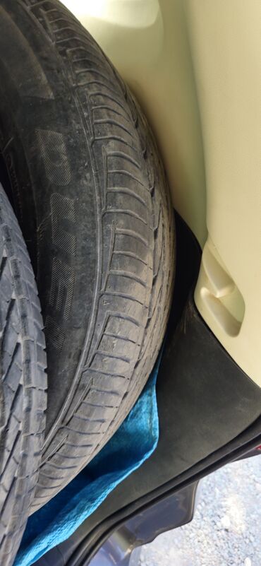 Шины: Шины 225 / 65 / R 17, Всесезонная, Б/у, Комплект, Bridgestone — 6