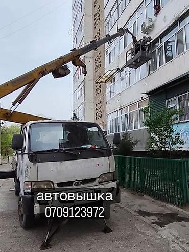 обрезка: Услуга автовышки на базе малотоннажного грузовика с поворотной стрелой — 1
