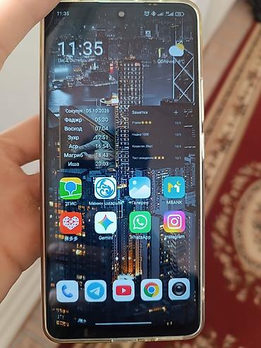 Мобильные телефоны и аксессуары: Redmi, Redmi Note 13, Б/у, 256 ГБ, цвет - Голубой, 2 SIM — 3