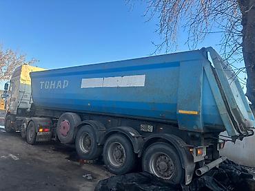 Грузовики: Самосвальный автопоезд: тягач DAF XF95 с полуприцепом ТОНАР. Мощный — 5