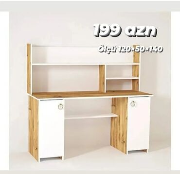 Uşaq masaları: Oğlan və qız üçün, Yeni, Siyirməli, Yazı masası, Stulsuz — 10