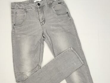 czarne spodnie z wysokim stanem eleganckie: Jeans, Name it, 14 years, 164, condition - Perfect