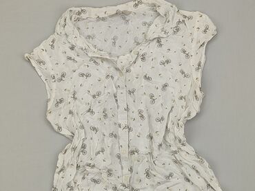 bluzki białe krótki rekaw: Bluzka Damska, Clockhouse, 2XS, stan - Zadowalający