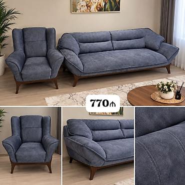 Endirim olundu 🛑🛑Saloğlu divan kreslo dəsti(1 ədəd kreslo) 770₼. Ideal