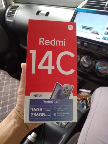 оперативная память samsung: Redmi, Redmi 14C, Жаңы, 256 ГБ, түсү - Жашыл, 2 SIM