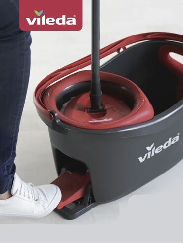 механизмы для ворот: Система для уборки Vileda Turbo Smart, состоящая из ведра с педальным