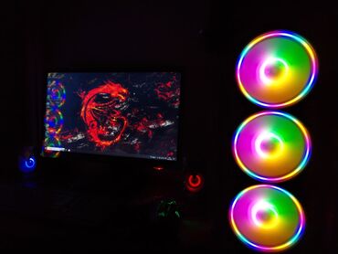 blok: 🖥️ kassa - gamemax şüşə rgb fan 🖥️ mani̇tor - 22inc hd 1920x1080 ✅