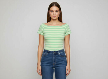 bluzy ze śmiesznym nadrukiem: Atmosphere, T-shirt damski, rozmiar M