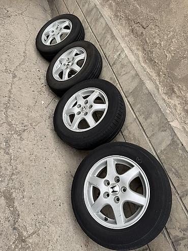 диски honda: Колеса в сборе 195 / 65 / R 15, Лето, Б/у, Комплект, Легковые, Литые, отверстий - 5 — 3