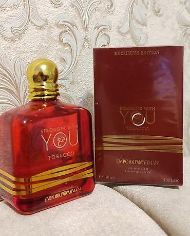 saat armani: Armani Stronger you tabacco original qablasma premium avropa — 1