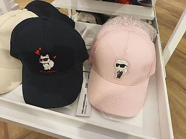lagerfeld: Кепка, Бейсболка, Козырек: Изогнутый, Оригинал — 1