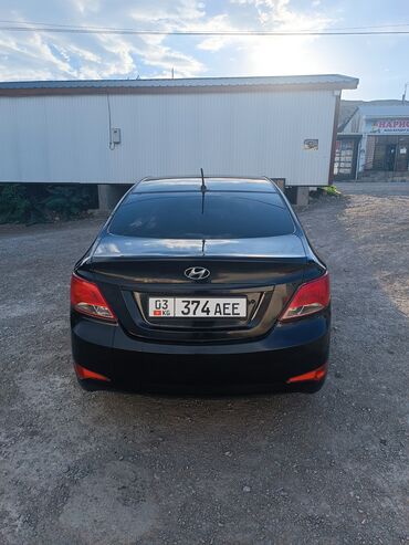 киргизия автомобили: Hyundai Solaris: 2015 г., 1.6 л, Автомат, Бензин, Седан