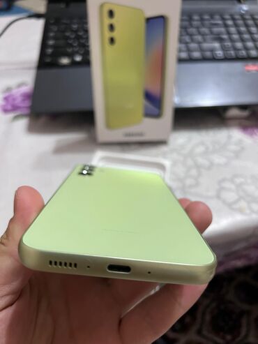 samsung s5 mini: Samsung Galaxy A34 5G, Новый, 128 ГБ, цвет - Зеленый, 2 SIM