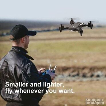 Dronovi: Sklopivi dron kk6 sa torbicom! Dve kamere! Novo kk6 dron je sklopiv — 12