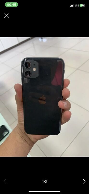айфон 11 бу цена: IPhone 11, Колдонулган, 128 ГБ, Кара, 100 %