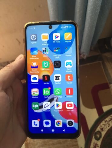Xiaomi: Xiaomi Redmi Note 11, 128 GB, rəng - Göy, 
 Düyməli, Barmaq izi, İki sim kartlı