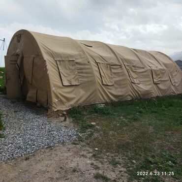 10429 объявлений | lalafo.kg: Продаю армейскую палаткау для всех сезонов, размер 6×10метра