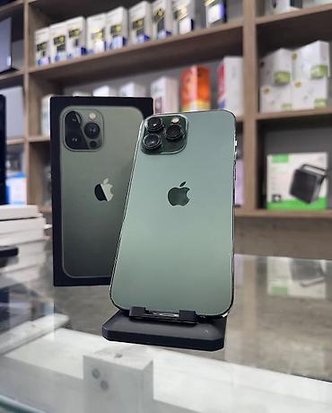 iphone 5c: IPhone 13 Pro, 128 GB, Alpine Green, Zəmanət, Simsiz şarj, Face ID — 3