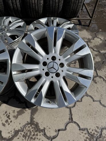 Диски: Литые Диски R 18 Mercedes-Benz, Комплект, отверстий - 5, Б/у — 9