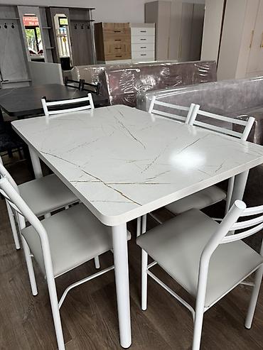 deco dcm48: Кухонный обеденный комплект: стол + стулья - Стол прямоугольный на — 3