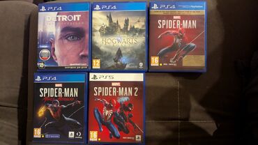 sony 1: Detroit become human - 1000сом Spiderman 1 - 1500сом Spiderman Miles