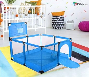 Игровые манежи: Манеж для детей BABY PLAYPEN - Размер: 126 × 126 × 60см - Форма — 9