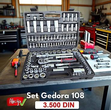 kvalitetne merdevine: Gedore set od 108 delova u koferu – Prolinetech PLT/SS-108. - — 1