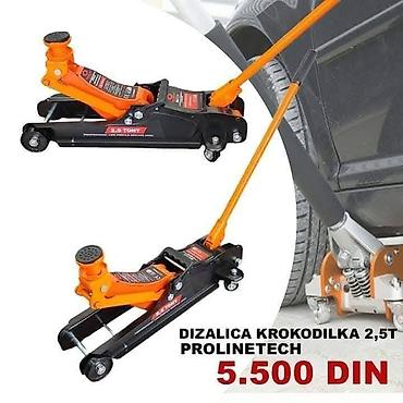 ingco aku testera: Dizalica „krokodilka“ PROLINETECH 2,5T - Hidraulična podna dizalica — 1
