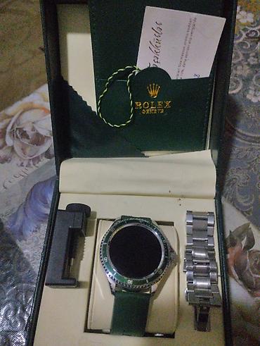 elektrikli saat: Rolex üslublu qol saatı dəsti - Qutu komplekti: yaşıl Rolex qutusu — 1