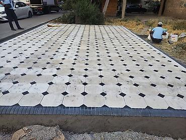 Тротуарная плитка: Тротуарная плитка с декоративным узором - Форматы: восьмиугольные — 36