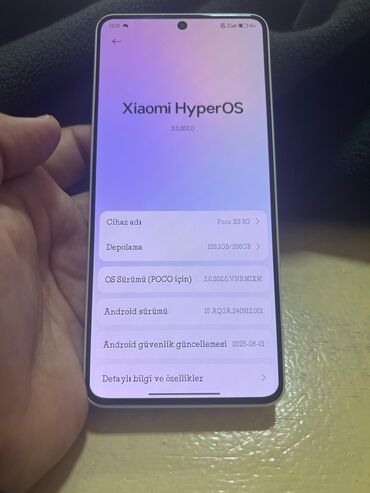 Poco: Poco X5 Pro, 128 GB, rəng - Ağ, Sensor — 9