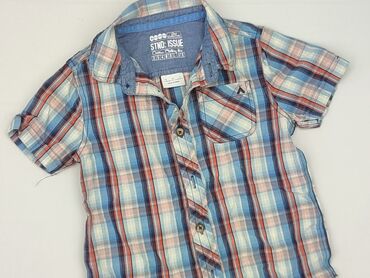 obcisłe krótkie spodenki: Shirt 3-4 years, condition - Very good, pattern - Cell, color - Multicolored