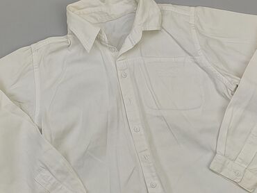 sukienki rozkloszowane z długim rękawem: Shirt 12 years, condition - Good, pattern - Monochromatic, color - White