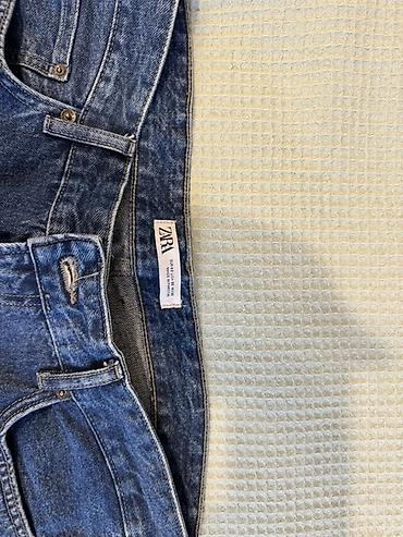 cirt cirt cirt denim: ZARA kişi cins şalvarı
Göy rəngi
Ölçü 32 — 1
